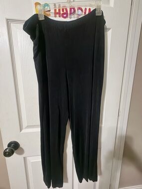 Tiana B. Black High-Rise Trousers